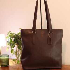 Vintage Coach Zippered Tote #9785